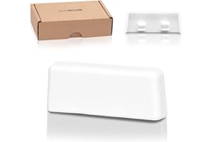 Ante bellum 25 tappi per fori di scarico per finestre per drenaggio efficace – Prevenite danni all'acqua e sudorazione sulle vostre finestre (Weiss Ral 9016)