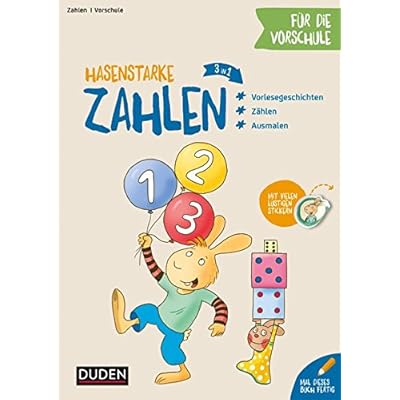 Hasenstarke Zahlen für die Vorschule: Zählen - Rechnen - Malen (Mit Paul ins Abenteuer Schule)