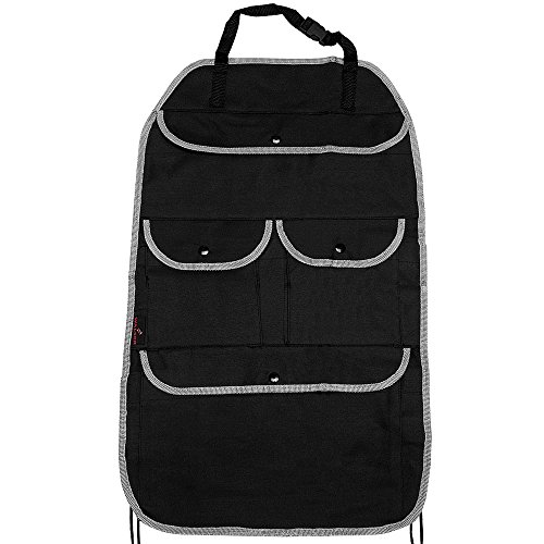Rücksitztasche Rückenlehnentasche Rücksitzschutz Organizer Walser Black 69x42cm - 2