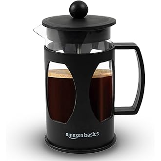 Amazon Basics French Press Coffee and Tea Maker | 4-Lev...