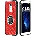Produktbild Handyhülle für Xiaomi Redmi Note 5, Xiaomi Redmi 5 Plus Schutzcover, LolStore 360° Drehbarer Smartphone Fingerhalter Ständer mit Magnetischer Schale Hardcase für Xiaomi Redmi 5 Plus, 5,99 Zoll- Rot