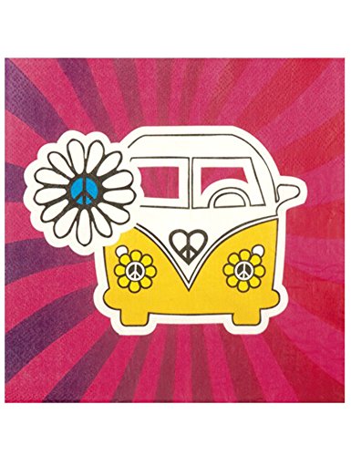 NEU Servietten Hippie, 12 Stück