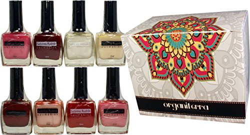 Set de 8 Esmalte para Uñas Doble Tamaño (12ml). En caja de regalo. Colores Clásicos. Primera Calidad Alemana.