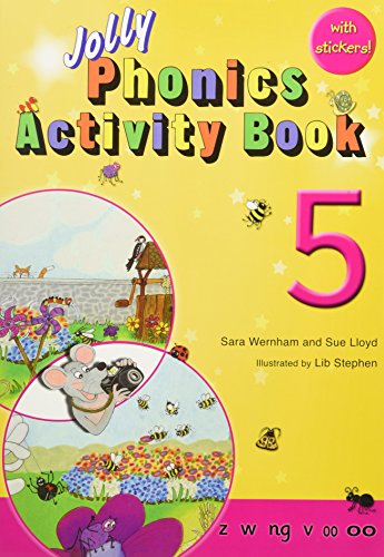 JOLLY PHONICS 5 ACTIVITY BOOK: In Precursive Letters (British English edition): Vol 5 (Jolly Phonics: Activity Book)