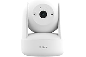 D-Link DCS-6501LH kompaktowa kamera 2K Pan & Tilt Wi-Fi, 1296p, z napędem Pan & Tilt, noktowizor, nagrywanie na karcie SD/chmurę, wykrywanie dźwięku/ruchu, dwukierunkowy dźwięk, zdalny dostęp za