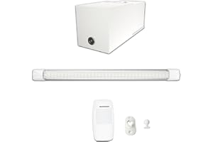 FAST LED TECHNOLOGY Powerful Wireless LED Light with Rechargeable Battery for Garage, Basement Box, Cellar, Locations Without Electricity - Autonomous Light lamp 1100 lumens, Ready to Install - 7h Battery Life