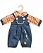 Produktbild Heless 515 - Jeans Latzhose mit Hemd für 35 cm - 45 cm Puppen