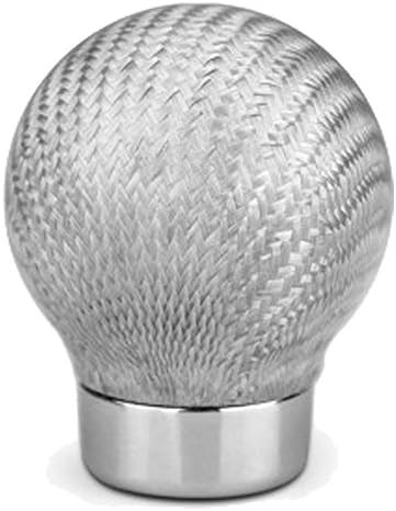 Bingohobby Car Gear Knob Universal 5 Speed 6 Speed Carbon Fibre Shift Knob Gear Shifter Stick Cover
