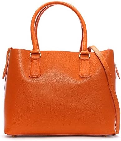 Daniel Member Orange Leather Tote Bag Orange Leather