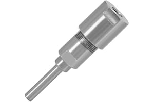 Router Collet förlängningsstång, router bit adapter förlängare, fräs förlängningsstång för 1/4 tum 8 mm 6 mm skaft (8 mm skaf