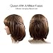 Rabbitgoo® Dark Brown Short Bobs Cosplay Wigs for Women with Lace Front fringe Curly Wigs Wave with Wig Cap High Quality Heat Resistant 19cm/28cm