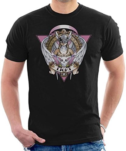 Light Gatomon Angewomon Digimon Men's T-Shirt