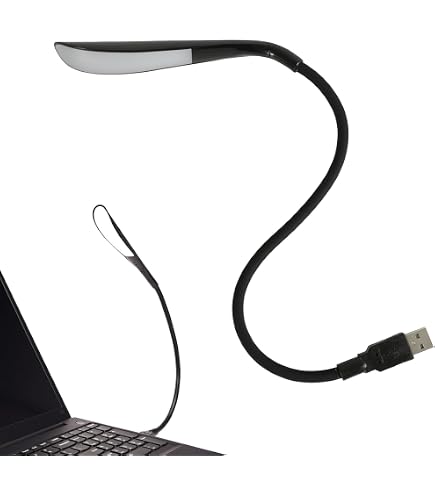 Lampada LED USB Portatile E Flessibile, Luce Da Lettura Per PC, Luce Notturna Per Tastiera