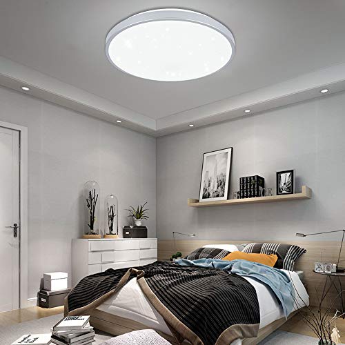 Vingo Plafonnier Led Ciel étoilé Salon Lampe Murale Dintérieur Salon Lampe De Salle De Bain Lampe Cuisine Salle De Bain Chambre à Coucher Chambre