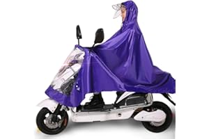 aotuo0608 Multifunctional Rain Poncho Raincoat, Universal Waterproof Mobility Scooter Cape Cover, Reusable Bike E-bike Rain Coat Mobility Scooter