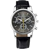 Absolute Cheap!!! But Looks Really Expensive Mens Dress Watch- Fashion Simple Analog Watch Dial Quartz Crocodile Faux Leather