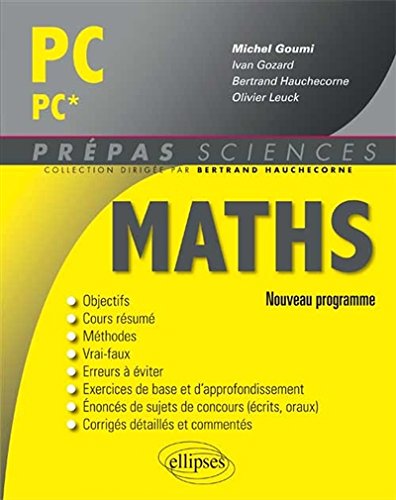Télécharger Maths PC/PC* Programme 2014 Gratuit