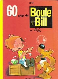 jaquette livre BOULE & BILL TOME 3 : 60 GAGS DE BOULE ET BILL