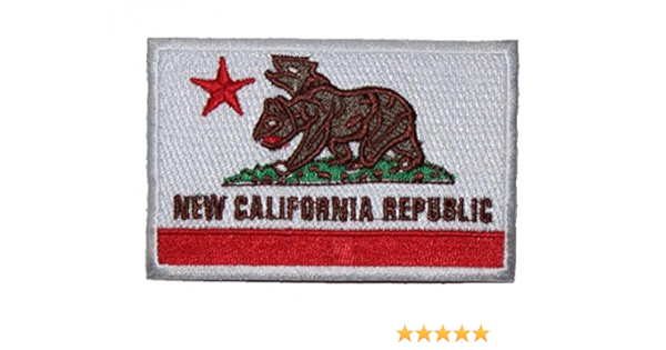 Fallout Ncr New California Republic Flag Embroidered Patch Logo 3 5 Amazon Co Uk Home Kitchen