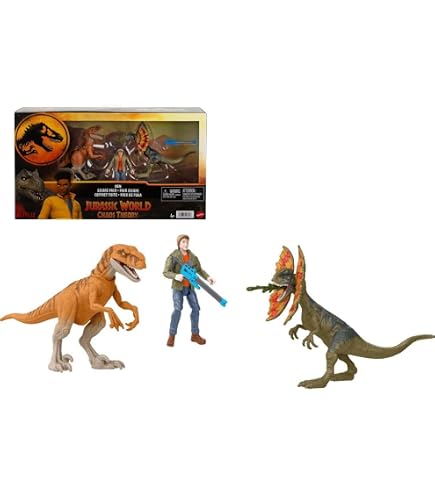 Mattel Jurassic World – Véhicule Mission Mayhem – Camion Flip & Roll Avec Einiosaurus, Griffe De Capture, Cabine Amovible – Jeu D’action Dès 4 Ans