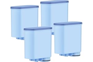 Molifal Lot de 4 filtres à eau pour machine à café Philips AquaClean CA6903/10 CA6903/22 - Compatible avec les machines à café Saeco Philips LatteGo - Sans BPA - Sans calcaire - Améliore le goût