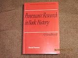 Image de Provenance Research in Book History: A Handbook (British Library Studies in the History of the Book)