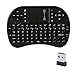 Produktbild Kasit I8 Mini Wireless Keyboard, Touchpad Tastatur mit Maus für Google Android TV-Box, PC, Laptop, Pad, Smartphone, Xbox, PS3 und mehr Gerät - Schwarz