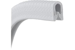 THE METAL HOUSE Light Grey PVC Rubber Flexi Edge Trim Finisher Fits 1-3mm Priced Per Metre