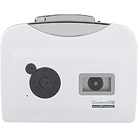 Convertisseur de cassette, convertisseur de cassette portable en MP3 Lecteur flash USB Capturer un lecteur de musique…