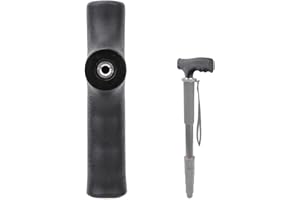 VBESTLIFE Camera Monopod Crutches Head Trekking Pole Walking Stick Handle Accessory Universal for 1/4 inch 3/8 inch Screw.(Crutches head)