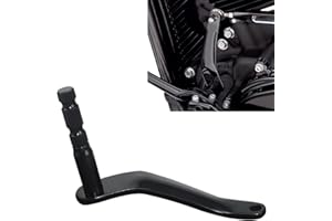 WOWTK Verlängerter Schalthebel-Schaltarm für Harley FL Softail 2018–2024 Modelle, ausgestattet mit Fußteilen, Softail Slim FLSL Heritage Classic Fat Boy Deluxe FLDE, schwarz