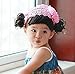 Beautiful Baby Girl Headband Lovely Wig Toddler Apparel Accessory Pink (1 Y)