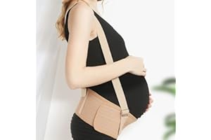 LORESJOY Ceinture de Grossesse pour Femme Enceinte, Bande De Ventre De Maternité Pour La Grossesse, Ceinture de Maintien du Ventre de grossesse Douce & Respirante, Ceinture de Maintien Grossesse (Kaki)