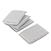 Produktbild DealMux Küche Geschirr Pot Pan Metallic Peeling-Schwamm-Reinigungstuch 4pcs Silber Ton