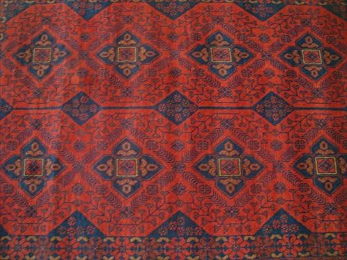 Awesome Afghan Khal Muhamadi Designed Rectangle Area Rug Hand Knotted Wool Carpet (6.1 x 4.2)'