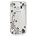 Produktbild Fanryn Schutzhülle / Cover / Case Bunte Muster Weich TPU Handy Hülle Durchsichtig Transparent Etui Cover Protective Shell Soft Schutzhülle Telefon Kasten für Samsung Galaxy S6 edge – Schwarze Blumenrebe