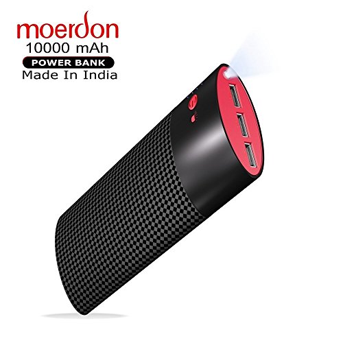 MOERDON Power Bank 10000 mAh Made In India portable Charger powerbank - Black RS.699 (77.00% Off) - Amazon MOERDON Power Bank 10000 mAh Made In India portable Charger powerbank - Black RS.699 (77.00% Off) - Amazon