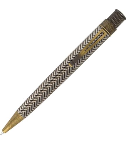 Retro 51 Vintage Metalsmith Collectie Rollerball Pen, P-51 Mustang WWII Vliegtuig ontwerp (VRR-1343 Retro 51 Vintage Metalsmith Collectie Rollerball Pen, P-51 Mustang WWII Vliegtuig ontwerp (VRR-1343
