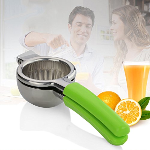 OVOS 304 Edelstahl Zitruspresse Zitrone Squeezer mit Anti-Rutsch-Silikon Griff - 7