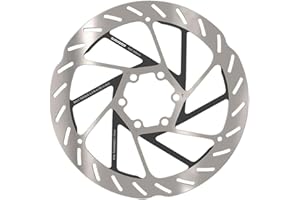 DISCO FRENO SRAM HS2 6 AGUJEROS 220mm PLATA/NEGRO