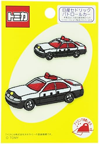 Pioneer <Tomica> Iron adhesive applique 60 858 Nissan Cedric Patrol Car