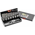 BAER Tap and Die Set HSS M3 - M12 - Tap - Internal Thread + Male Thread - Thread Cutting Set, High-Speed Steel, Copper
