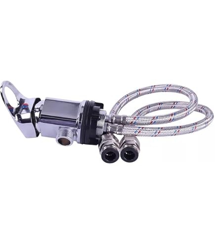 Mitigeur MONOMIX Blanc Reich - Robinet Douche Camping-Car 12V Avec Contacteur