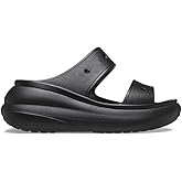 Crocs Classic Crush Sandals | Platform Sandals Platform Heeled Sandals Unisex-adult