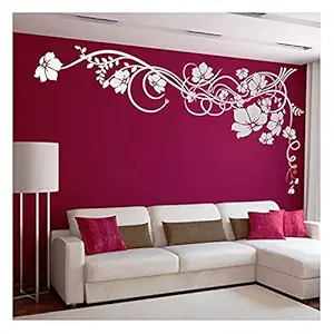 Kayra Decor Flowers Reusable Wall Stencil in (134