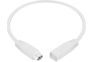 PARLAT ledscom.de Cable de alimentación para el sistema de enchufe SPIDER, 0,4 m, blanco