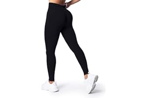 Nlieanuc Leggings Push Up Femme - Taille Mi-Haute Scrunch Legging de Sport Pantalon Fitness Butt Lift