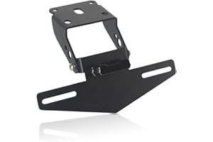 YIEBA Support de Plaque d'immatriculation de Moto Duke 125 250 390, Support de Plaque d'immatriculation de Moto pour Duke 125 250 2017-2021 Duke 390 2017-2021 (Noir)