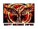 Produktbild The Hunger Games Mockingjay Katniss Edible Image Photo Sugar Frosting Icing Cake Topper Sheet Personalized Custom Customized Birthday Party - 1/4 Sheet - 76338 by Sweet Custom Cakes