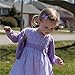 Pinwheel Bow Hair Clip - Toddler TruStay Clip - Best NO Slip Barrette For Fine Hair (TA8-Navy)